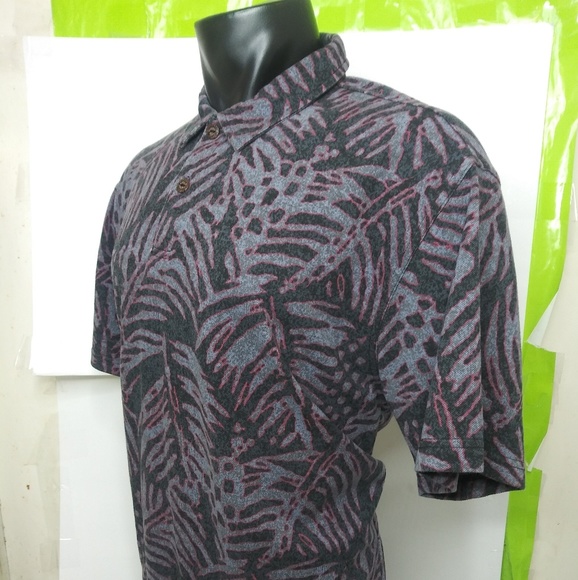 Crazy Shirts Short Sleeve Hawaiian Polo Large - Picture 3 of 6